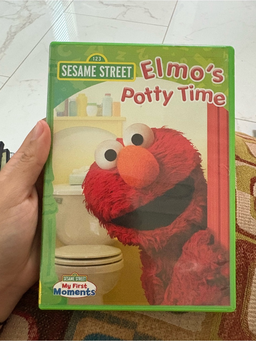 Sesame Street Elmo Potty Time DVD - Green & Red